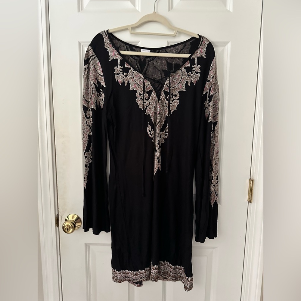 Stunning lace up beachy style dress by Lascana size 14